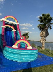 Rainbow Water Slide