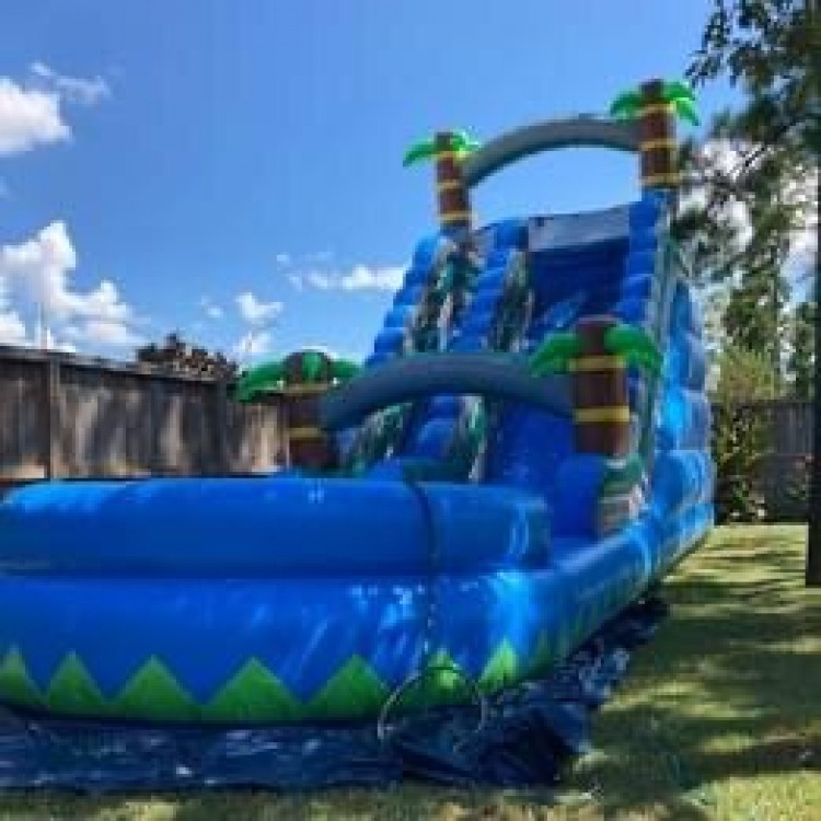 Baby Blue Water Slide