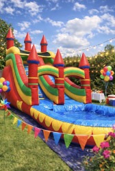 20ft Water Slide Rental - Castle Water Slide
