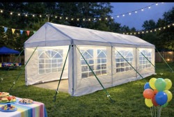 10x20 Tent Rental - White