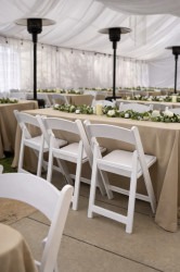 White Resin Chairs Rental - White
