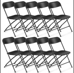 temp img 308793088 155996750 Folding Chair Rental - Black Chairs